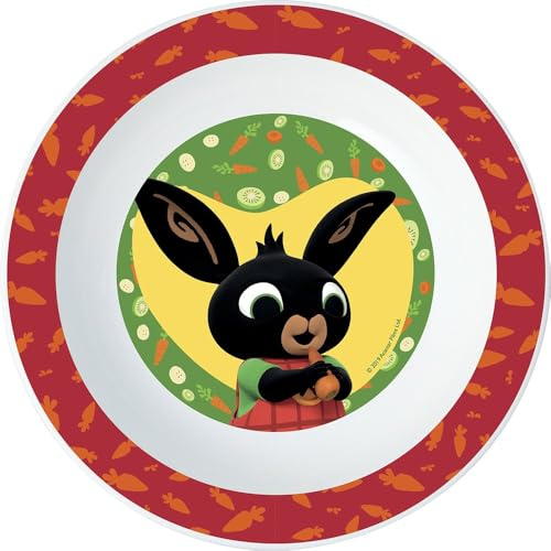 Piatto Fondo Plastica per bambini | piatto fondo Bing • piatto fondo coniglio • piatto fondo coniglietto - Piatto fondo plastica bambini