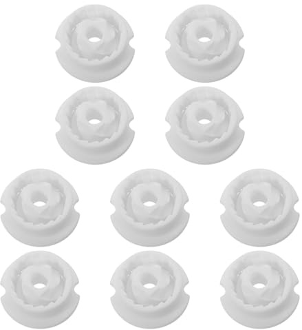 WEKADRIN 8pcs Ceramic Mill Core Replacement for Pepper Mill and Salt Grinder White Ceramic Grinder Parts with Versatile Spice Grinding and Simple Removal for DIY Kitchen Use