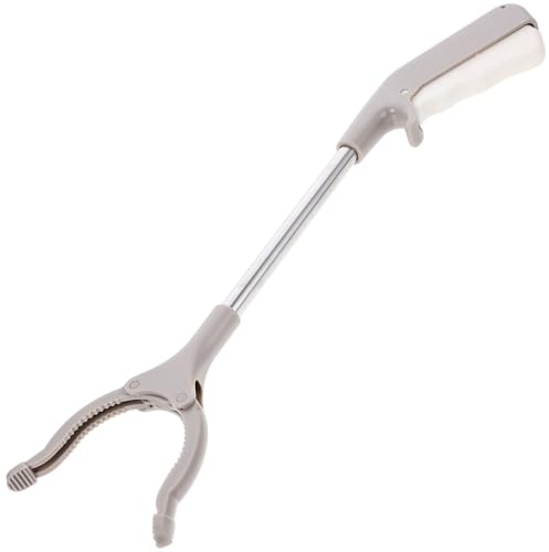 CORHAD Litter Picker Gripper Tool 2Pcs Stainless Steel 40Cm Long for Garden Office Park Collection Ergonomic Design