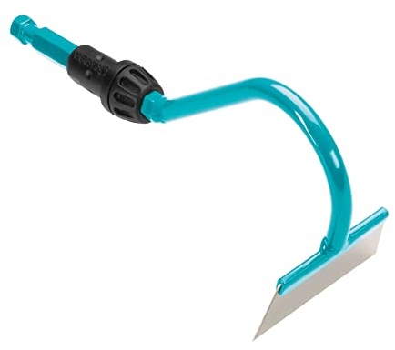 Gardena combisystem Hoe: Garbee pour la mauvaise herbe et la mauvaise herbe de piratage, largeur de travail de 8 cm, en acier de qualité, correspondant à toutes les tiges du combisystem (3180-20)