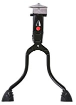 Hebie Unisex – Erwachsene REX Zweibeinständer, schwarz, 30,5cm