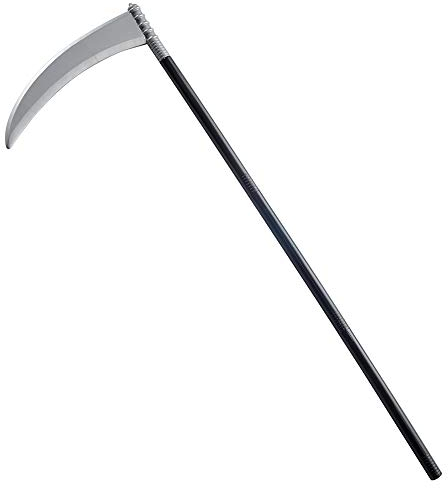 W WIDMANN MILANO Party Fashion 5302S - Sense, circa 102 cm, Stab mit Sichel, Waffe, Grim Reaper, Sensenmann, Accessoire, Zubehör, Mottoparty, Karneval