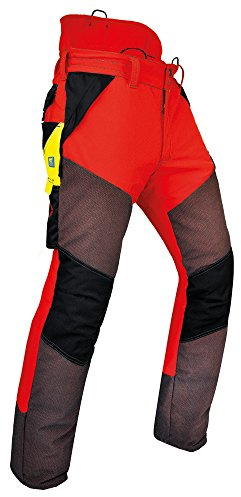 Pfanner Schnittschutzhose Kev-Extrem Klasse 1, Farbe:rot, Größe:XXL