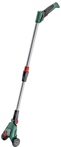 metabo Teleskopstab SGS, 90-102 cm Stab für PowerMaxx SGS 12 Q & 18 LTX Q | Teleskopgriff für Rasenkantenscheren, 125° Arbeitswinkel, werkzeuglose Befestigung, rückenschonendes Arbeiten im Garten