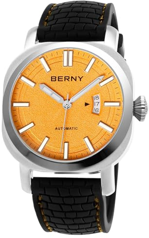 BERNY Herren Automatik Mechanische Uhr 10ATM Wasserdicht Japanisches