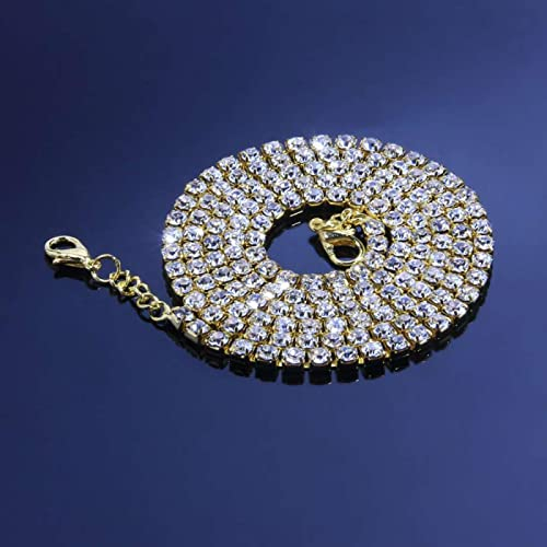 Brillenkette Metall Verstellbare Länge Kettenhalter Schmuck Für Frauen Strass Perlenkette Halskette Zubehör Gold