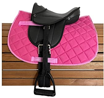 German Riding Sattelset Little Star Sonderedition (schwarz pink)