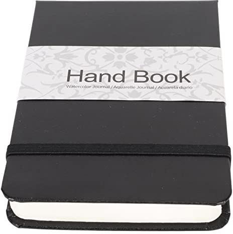 Sketchbook, Skizzenbuch, 24 Leere Seiten Aquarell-Skizzenbuch Hartes PU-Leder Skizzenbuch für Künstler aus Leder Skizzenbuch Aquarell Zeichenbuch für Zeichnung, Aquarell oder Tinte