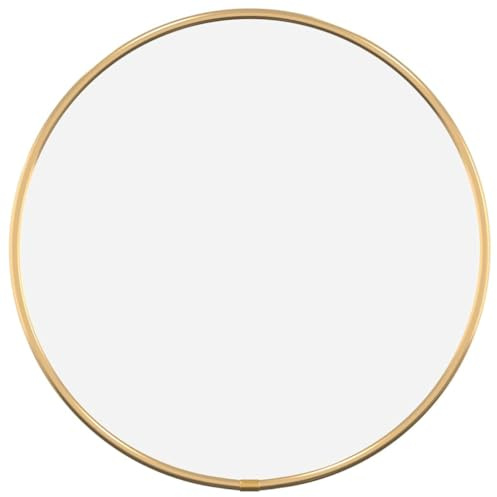 vidaXL Wandspiegel Golden Ø 30 cm Rund
