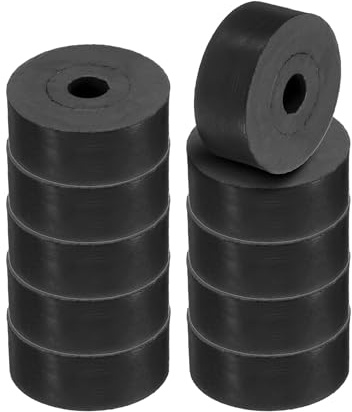 PATIKIL Distanziali Gomma Multiuso, 20Pz 1Od 0.26Id 0.4 Spessore, Rondelle Neoprene Antivibranti Isolamento, Ammortizzatori Gomma, Distanziali Bulloni, Accessori Auto