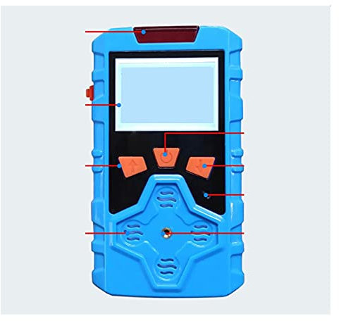 Air Quality Monitors, Four-in-one Gas Detector For Mining, Portable Methane Oxygen Alarm CD4 Multi-parameter Tester(CD4)