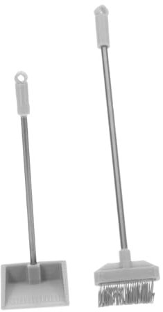 NUOBESTY Mini Dustpan and Brush Boys and Girls Cleaning Mini Broom Models for Childrens Cleaning Trolley