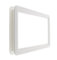 cyclingcolors ventana Ojo de buey para puerta de garaje con clip rectangular de PVC blanco