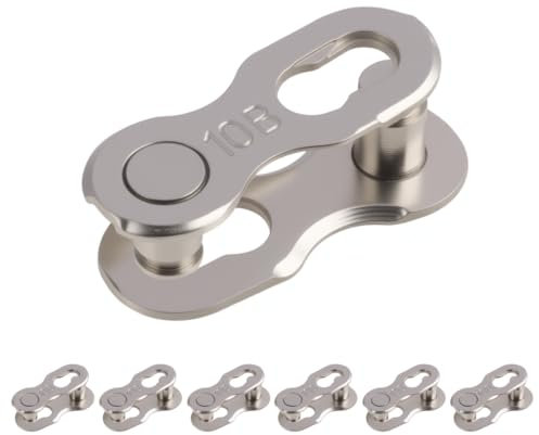 Antivol de chaîne de vélo à 10 vitesses, 6 paires de maillons de chaîne à 10 vitesses, montage rapide, VTT et vélo de route, antivol de chaîne de vélo réutilisable