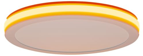 AIKVSXER Plafón LED Moonlight Ø30 cm de 24W, Lámpara de Techo Impermeable IP44, 3000K–6500K con Función de Memoria y Temporizador, para Dormitorios, Habitaciones Infantiles, Cocinas y Comedores