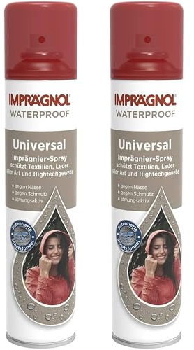 Impragnol Waterproof Universal Spray, 2er Pack (2x 400 ml).