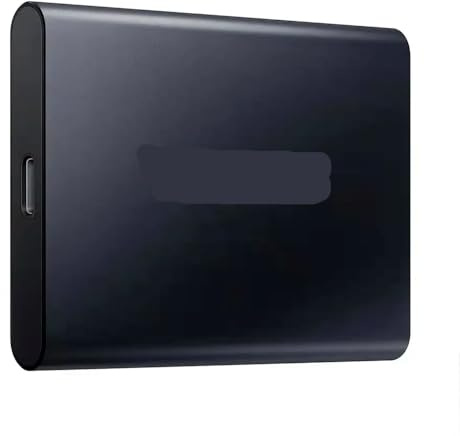 eRgDFS Disco Duro Externo portátil de Velocidad SSD de 1 TB para PC portátil(Black)