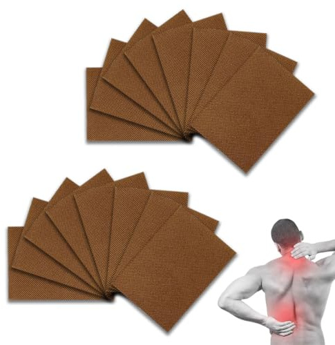 Patch Chauffant Dos,Patch Chauffant,Patch Anti Douleur,Patch Soulagement Douleur,Patchs de Tigre Chinois,Pansement Anti-Douleur,pour Epaules,Dos,16pcs
