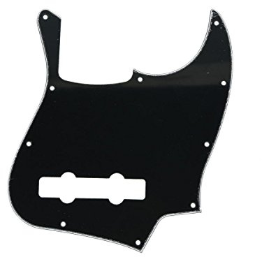 kaish schwarz 3 5-Saiten Jazz J Bass Plektrumschutz Schlagbrett für USA/mexikanischen J Bass