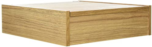 Albert de Thiers - Portaposate 4 scomparti - Set per la casa fino a 48 pezzi - Effetto rovere chiaro, 27,5 x 26 x 7 cm, 490326