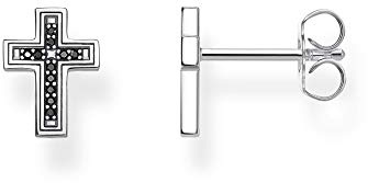 Thomas Sabo Damen Ohrringe Ohrstecker Kreuz 925 Sterling Silber H2112-643-11