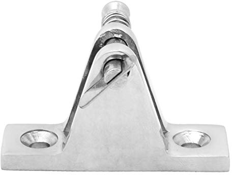 Deck Scharnier Boot Bimini Top Fitting Edelstahl 60 x 18 mm Marine Hardware Marine Edelstahlscharniere Bimini Top Halterung Bootszubehör