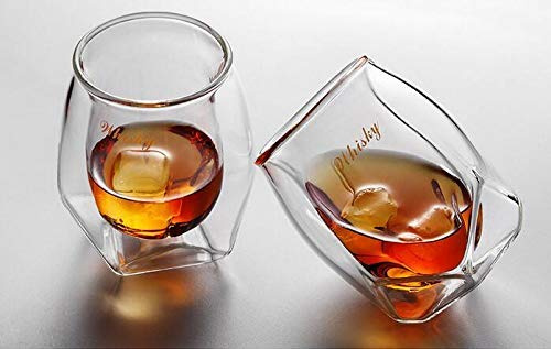 Infinitely Great Home Decor Centro Set di 2 Bar Old Fashioned Whiskey Glass