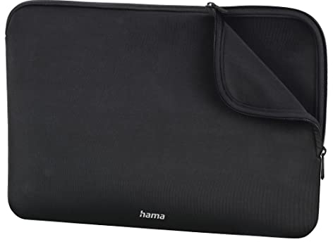 Hama Tasche für Tablet und Notebook bis 17.3 Zoll (Tablettasche, Laptoptasche für Notebook, Tablet, MacBook, Surface bis 17,3 Zoll, Hülle, Case, Laptophülle, Sleeve) schwarz
