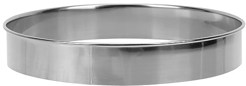 Hemoton Round Ring Circle Cookie Cutter, Donuts Cutters, Circle Molds For Biscuit Fondant, Muffins, Pancake- 7inch