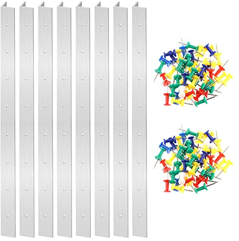 Glarks 72 Stück 7,6 cm, 15,2 cm, 30,5 cm, Buntglas-Zubehör, Layout-Block-System mit gemischten Farben, Werkzeug-Set für Buntglasscheiben, Basteln (30,5 cm)