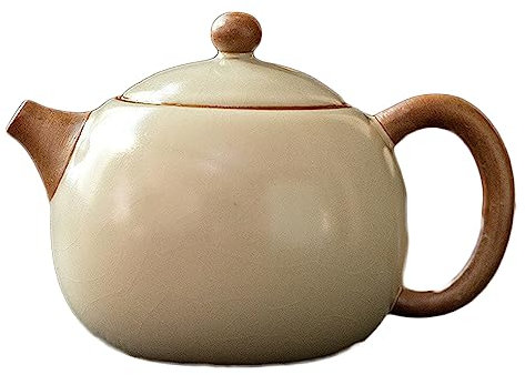 Teiera in ceramica Ru Kiln Kung Fu Set da tè Xishi con Infusore, Pentola in ceramica cinese Teiera per casa Teiera regalo, Xi Shi pot