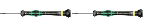 Wera 05117997001 2035 Elektroniker-Schlitzschraubendreher,0.35 x 2.5 x 40 mm (Packung mit 2)