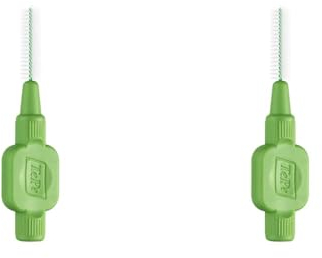 TePe Interdentalbürste Original Grün (ISO Größe 5: 0,8mm) / Für eine einfache und gründliche Reinigung der Zahnzwischenräume / 1 x 8 Interdental Bürsten (Packung mit 2)