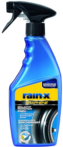 Rain-X Graphene Tyre Shine & Protectant - Deep Black Glossy Finish - Advanced Graphene Technology for Long-Lasting Shine & Protection -Prevents Fading, Cracking & Oxidation - 500ml