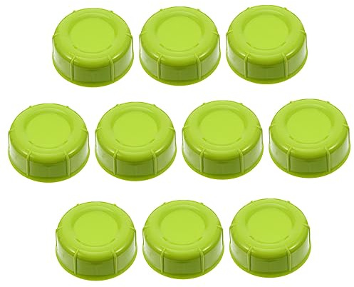 HAPINARY 10 Stück Babyflaschendeckel Weithals Weichplastik Frischhaltedeckel für Muttermilchflaschen Staubdicht Frei Ersatzverschluss für Reisen und Zuhause