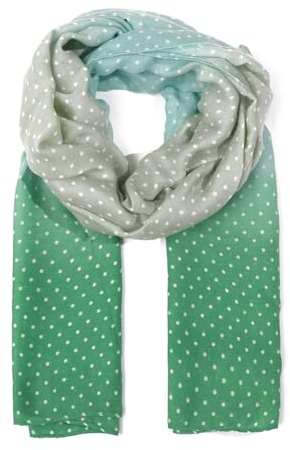 stylx Damen Schal mit LEOPARD Muster, Leichtes Halstuch mit Fransen, Modische und Elegante Sommer und Helbst Leo Schals für Frauen (grün)