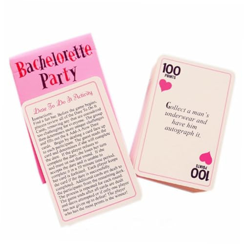 VICASKY Bachelorette Party Spaß Spiel Liefert Spielkarten Spiel Nacht Poker Karte Set