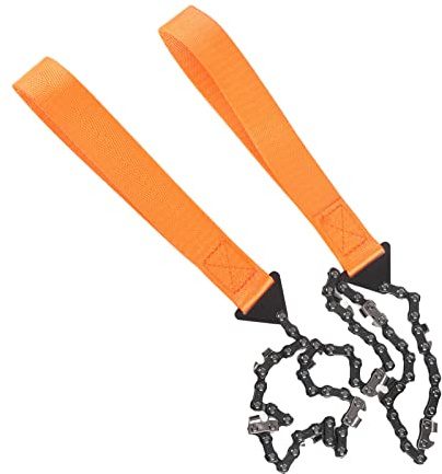 Survival Chain Saw Survival Hand Chain SawSurvival Chainsaw, Abrasion Resistance Fast Cutting Ability Pocket Chainsaw Strong Durability 11 Teeeth Portable Sawfor
