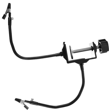 KITANDOVE Multifunktionaler Lötkolbenhalter Metallgestell Für Universalarm Lötklammer & Ständer-set
