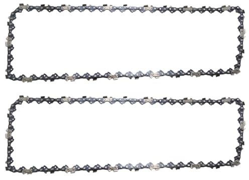 JUUDDENPARTS 2Pcs 16 40cm Chainsaw Saw Chains, 3/8 LP Pitch 0.043 Gauge 57 Drive Links, Replacement for AKE40 AKE40S AKE40-17S AKE40-18S AKE40-19S