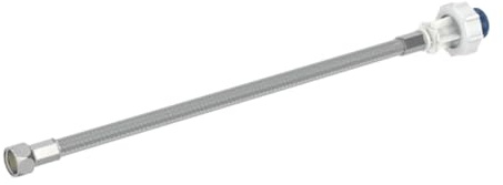 Geberit Panzerschlauch Typ 383 DN 8 – Länge 30 cm, Anschluss G 3/8 Zoll, flexibel & druckfest | flexibel, druckfest, 246.115.00.1