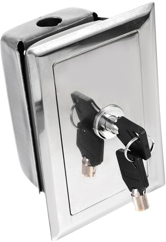 Gatuida Caja Freno de Persiana Eléctrica Pulsador Metálico y Controles Switch, Caja de Control Multifuncional de Plástico para Puertas de Garaje