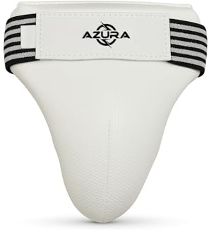 Azura Groin Guard for Sparring – Martial Arts Cup Protector for Taekwon-Do, Karate, Boxing & Kickboxing – Lightweight, Secure Fit – Sizes XS to XL