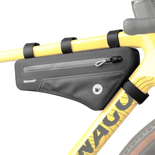 Rhinowalk cykel ramväska rörväska vattentät övre rör väskor triangelväska triangel cykelväska styre väska för road bike gravel cykel cykeltillbehör