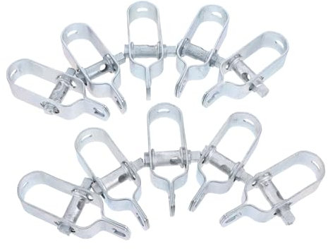 Veemoon 10pezzi Morsetto Per Metallici Tenditore Per Fune Morsetto Per e Regolatore Per in Zincato Fermacavo Versatile Per Giardinaggio e Agricoltura