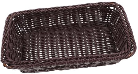 Ciieeo 4 Piezas Cesta de Pan Tejida de Canasta Decorativa para Almacenamiento