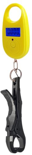 scale del pesce elettronico - Tracker di peso preciso, scale per un gancio sospeso | Gadget da pesca compatto, unità in scale pronta per viaggi, strumento impermeabile con funzione di memoria per pesa