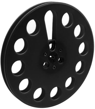 BUBEFSKD Bobina di avvolgimento con fori multipli 17 8 cm (7 pollici) Disco vuoto per attrezzature da studio Imballaggio in plastica per registratori
