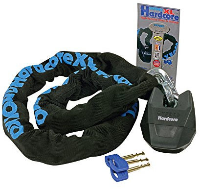 Oxford - Hardcore XL 13mm Square Link 1.5m Chain & 11mm Padlock