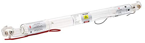 TEN-HIGH CO2 Glas Laserröhre Laser Tube 50W 800 mm Dm. 50 mm für Laser Gravier- und Schneiden Maschine